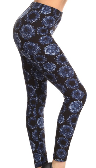 Black and Blue Legging OS LDR-R703