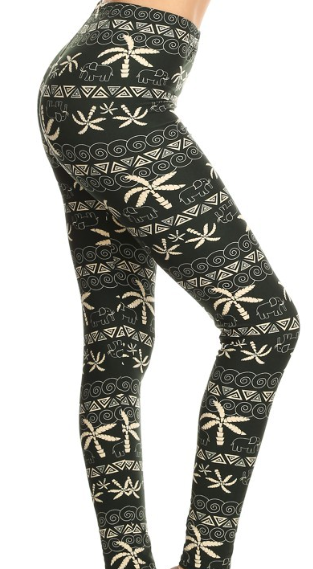 Palm Trees Legging OS LDR-R645