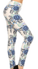 Blue Flower Legging OS LDR-R641