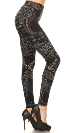 Abstract Print Leggings PS - LDX-R741