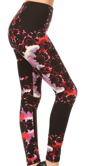 Abstract Print Leggings PS - LDX-R744