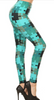 Puzzle Piece Teal OS Legging - Keene's