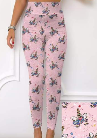 Pink Unicorn OS Capri Legging - Keene's