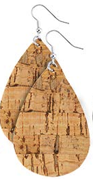 Cork Teardrop Earring - Keene's
