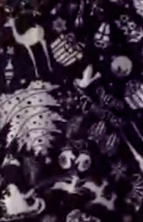 Merry Christmas Black and White Print Legging OS - Keene's