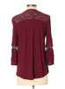 Burgundy Bell Sleeve Top - Size L and XL - Keene's