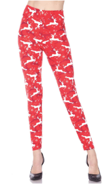 Red Reindeer PS Legging - Keene's