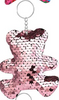 Sequin Keychain - Light Pink Teddy Bear - Keene's