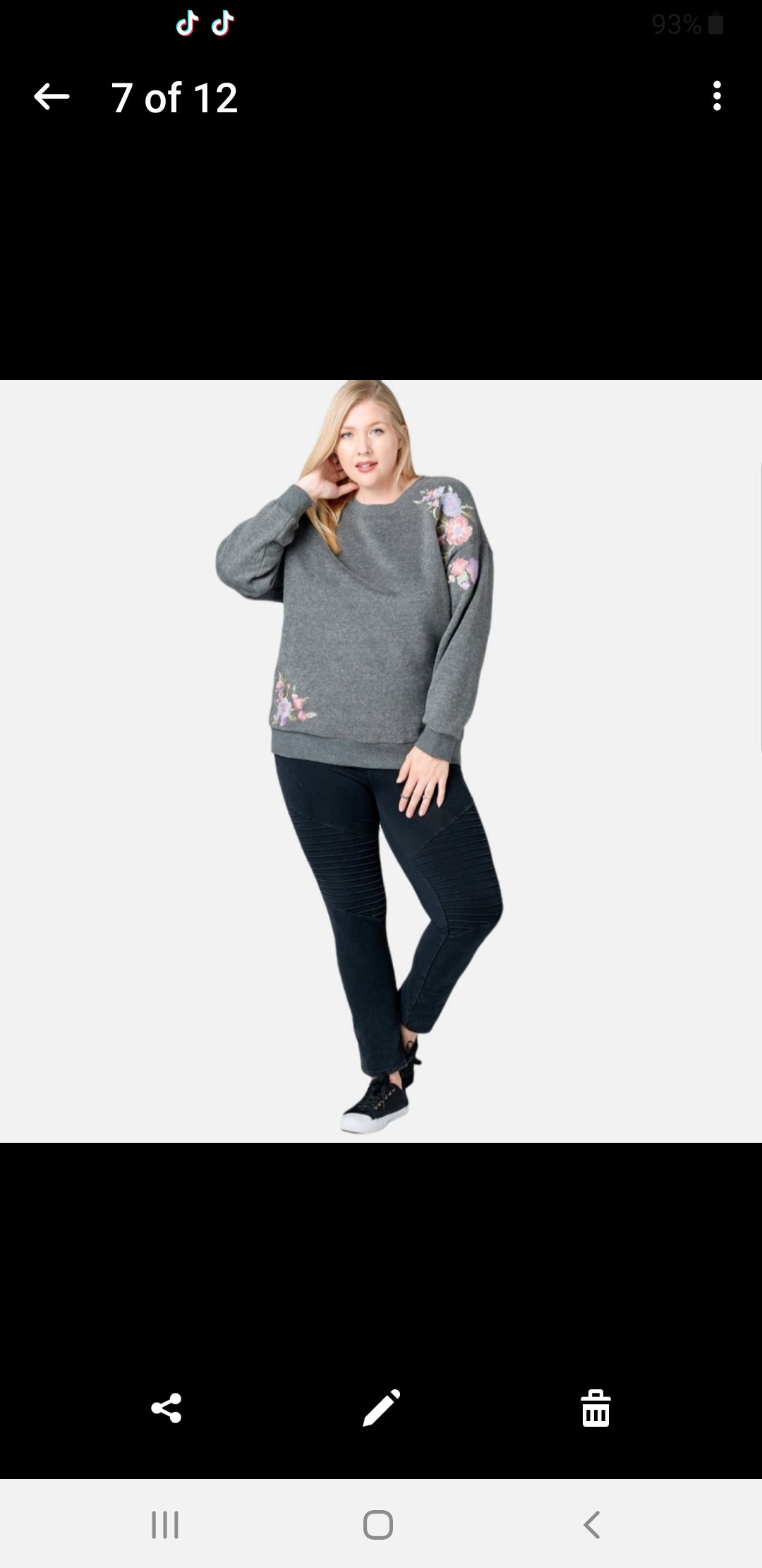 Embroidered Sweatshirt - Keene's