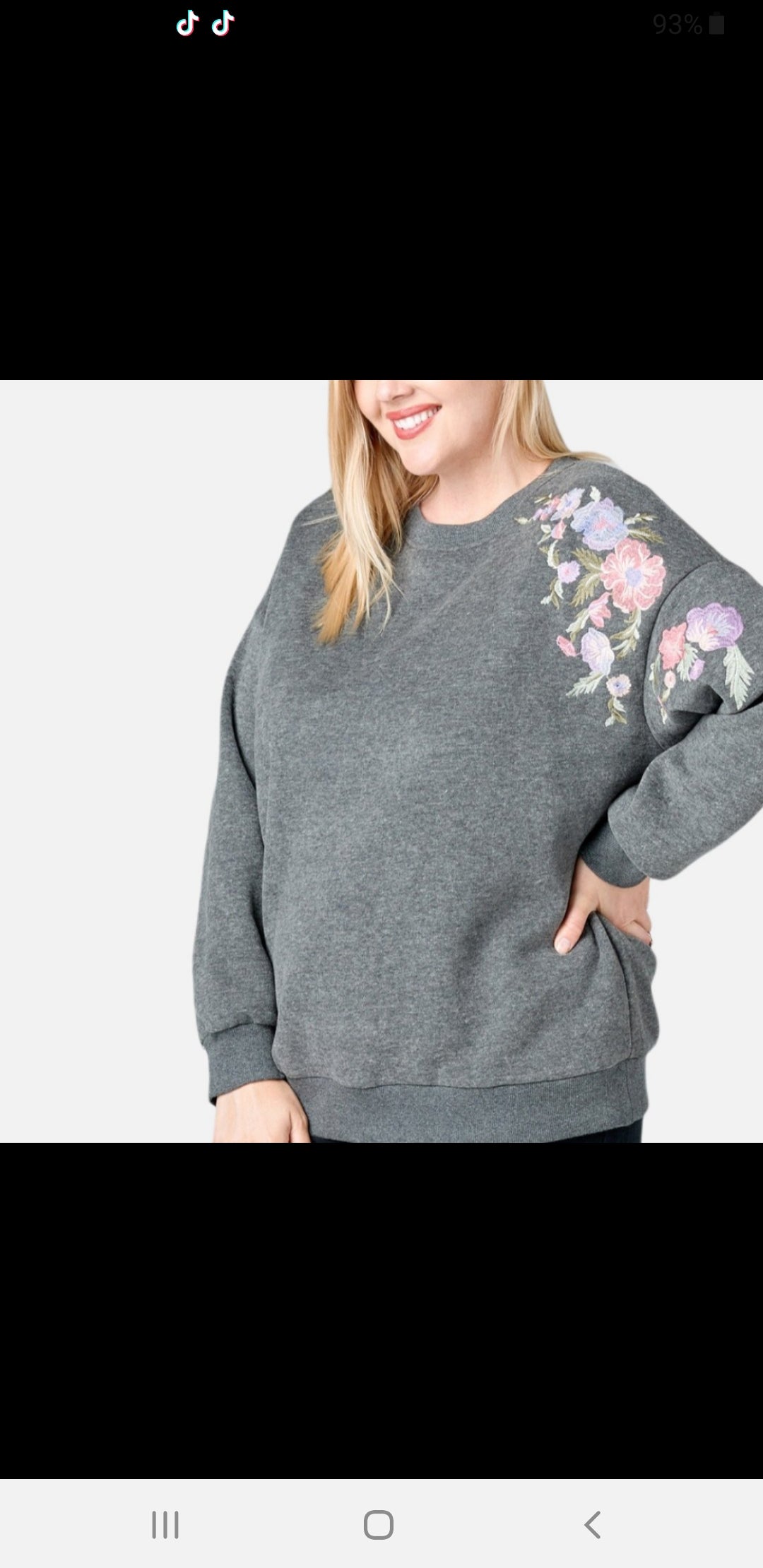 Embroidered Sweatshirt - Keene's