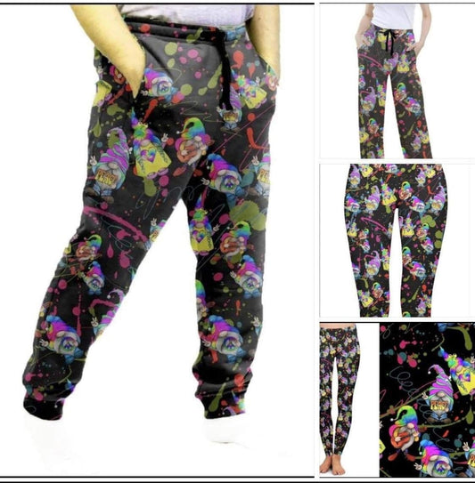 Hippie Gnome leggings, Capris, Lounge Pants and Joggers with pockets