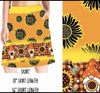 Sunflower Gnome Skorts with pockets
