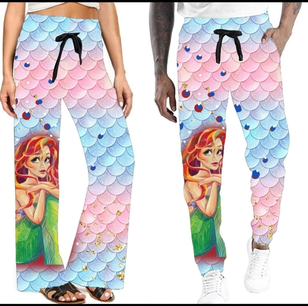 Mermaid Scales leggings and shorts with pockets