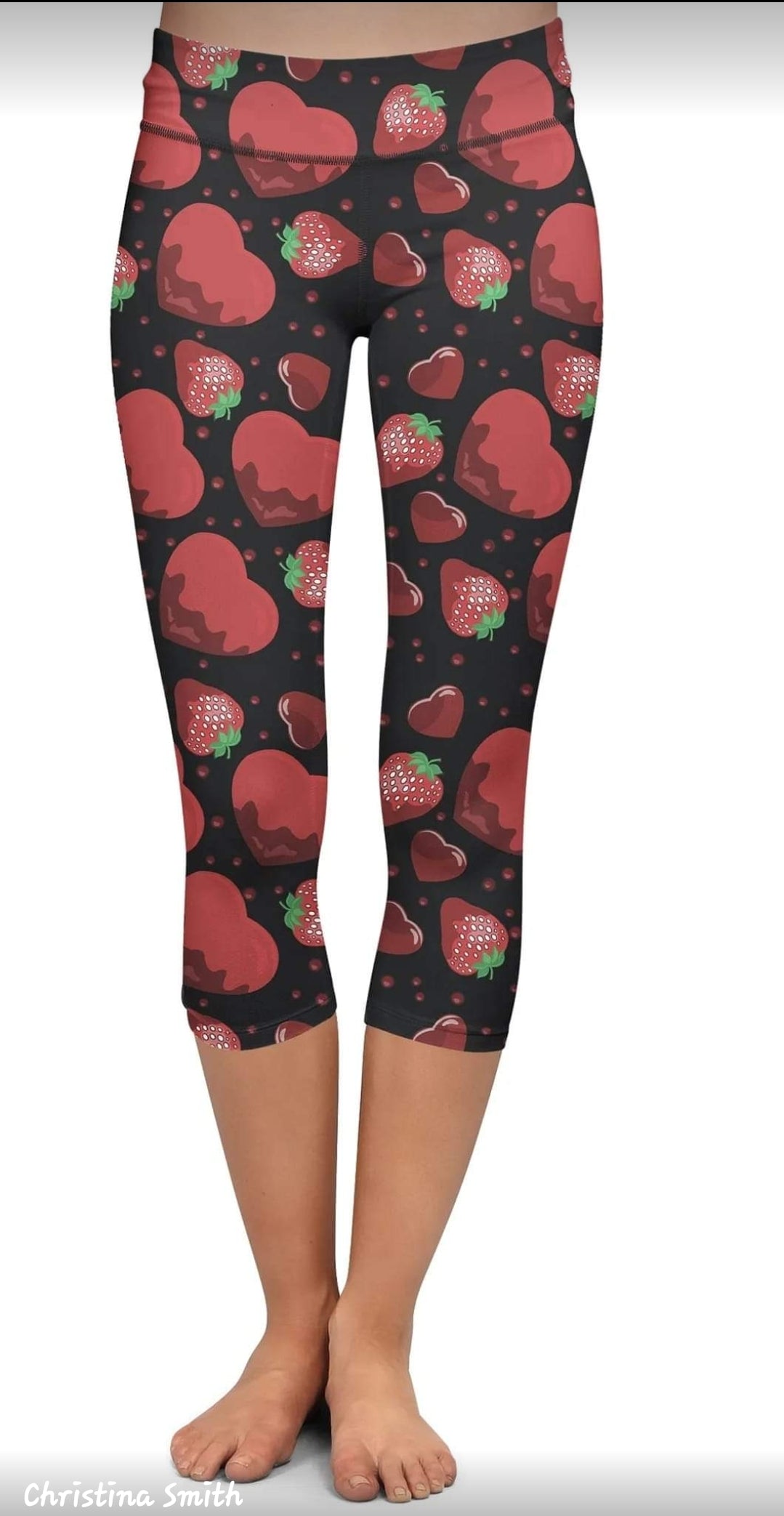 Strawberry Delight Leggings and lounge pants with pockets