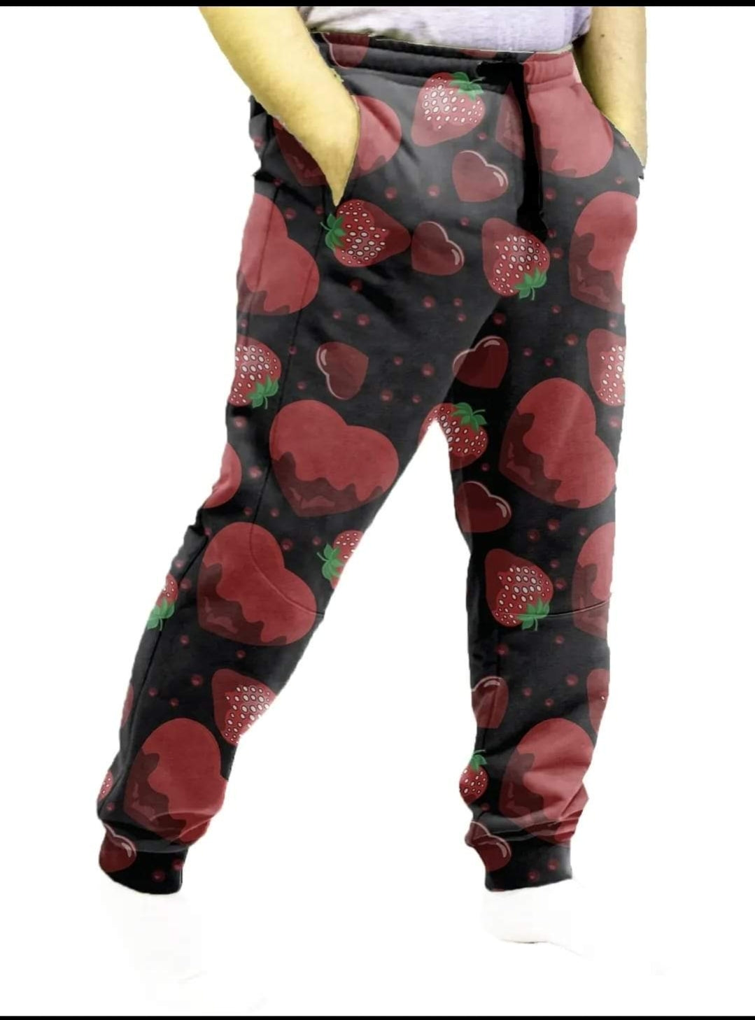 Strawberry Delight Leggings and lounge pants with pockets