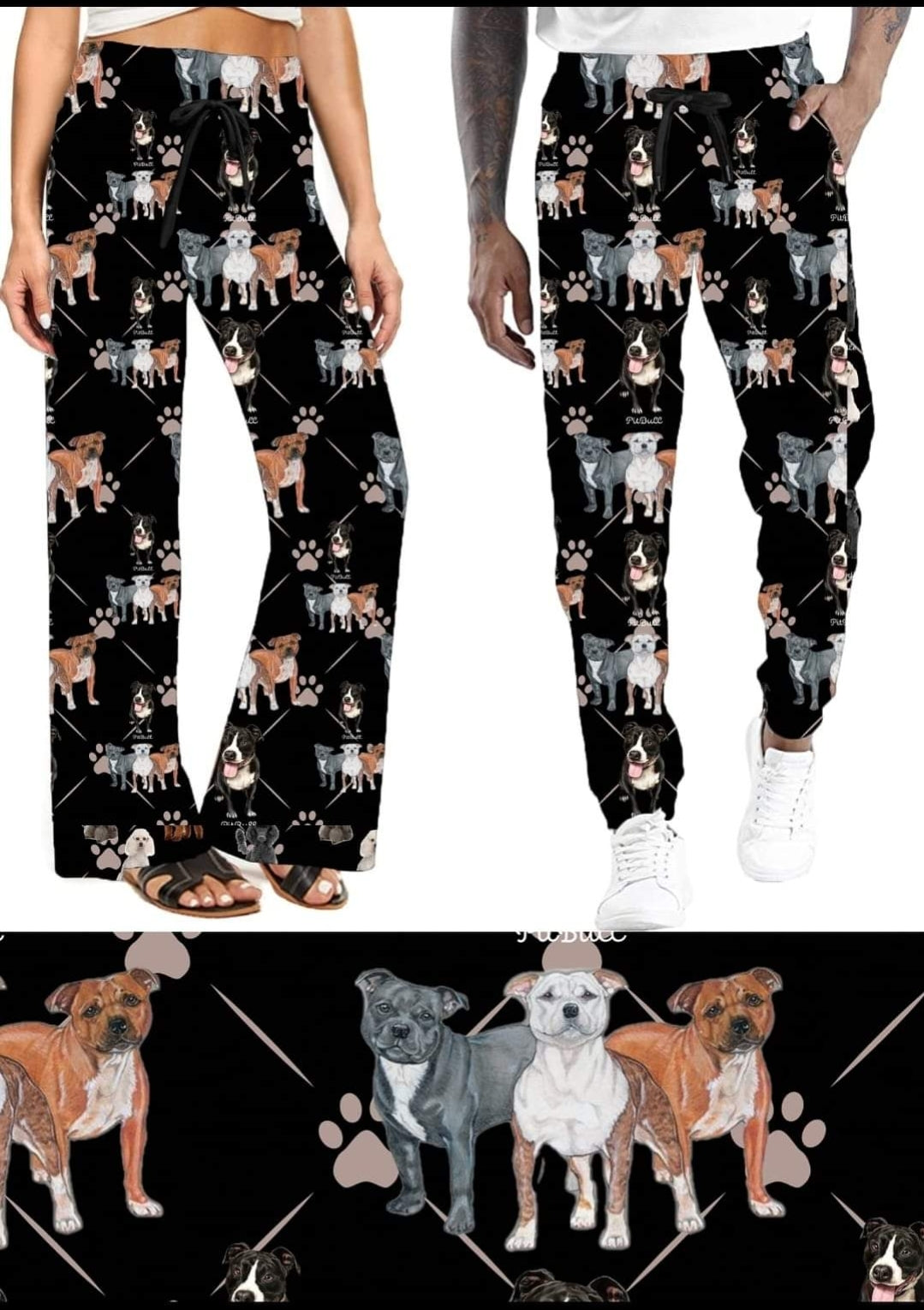 Pittiee/Pibble/Pitbull leggings, capris, Lounge Pants, Joggers, and Shorts