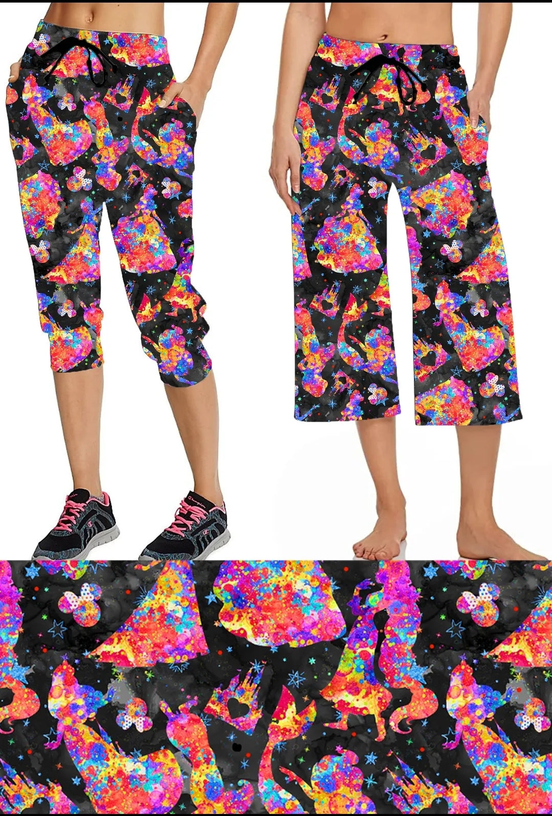 Princess party Leggings,Capris, Lounge Pants and shorts