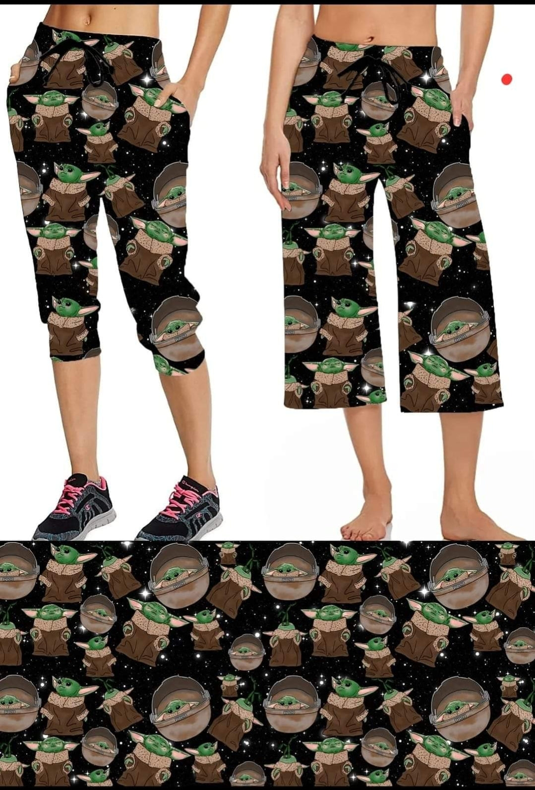 Green Dude Capris and jogger Shorts with pockets