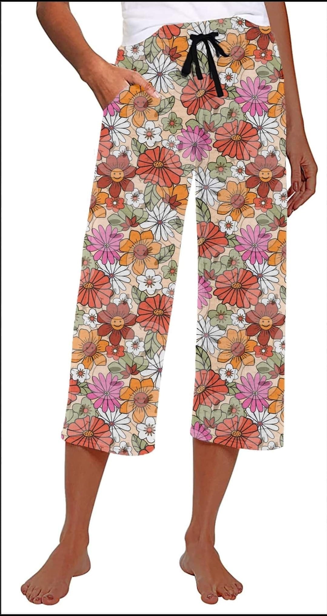 Earthly Daisy Leggings with pockets