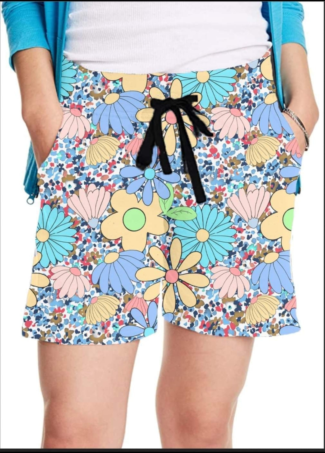 Cartoon Daisy Capri and Capri Lounge Pants