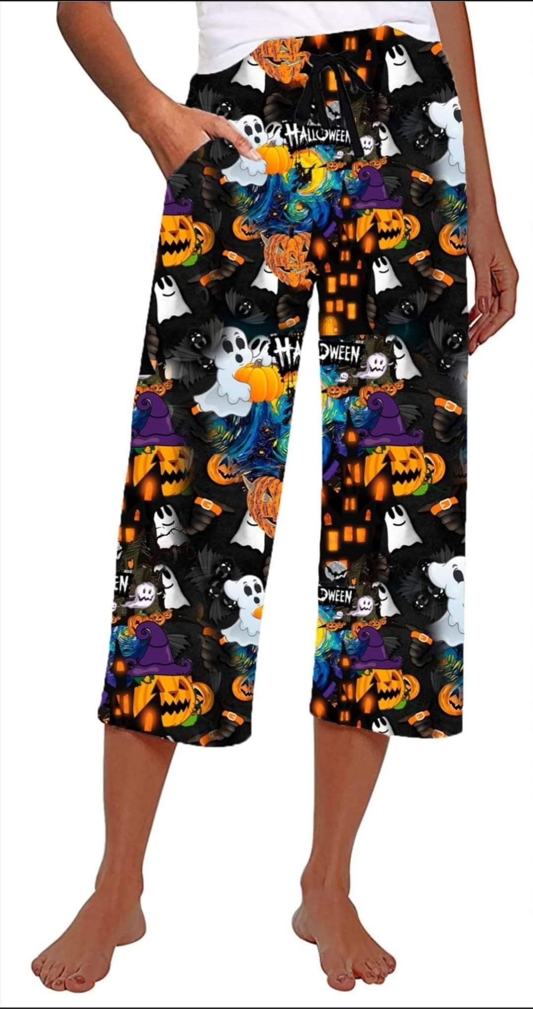 Spookyville leggings and Capris