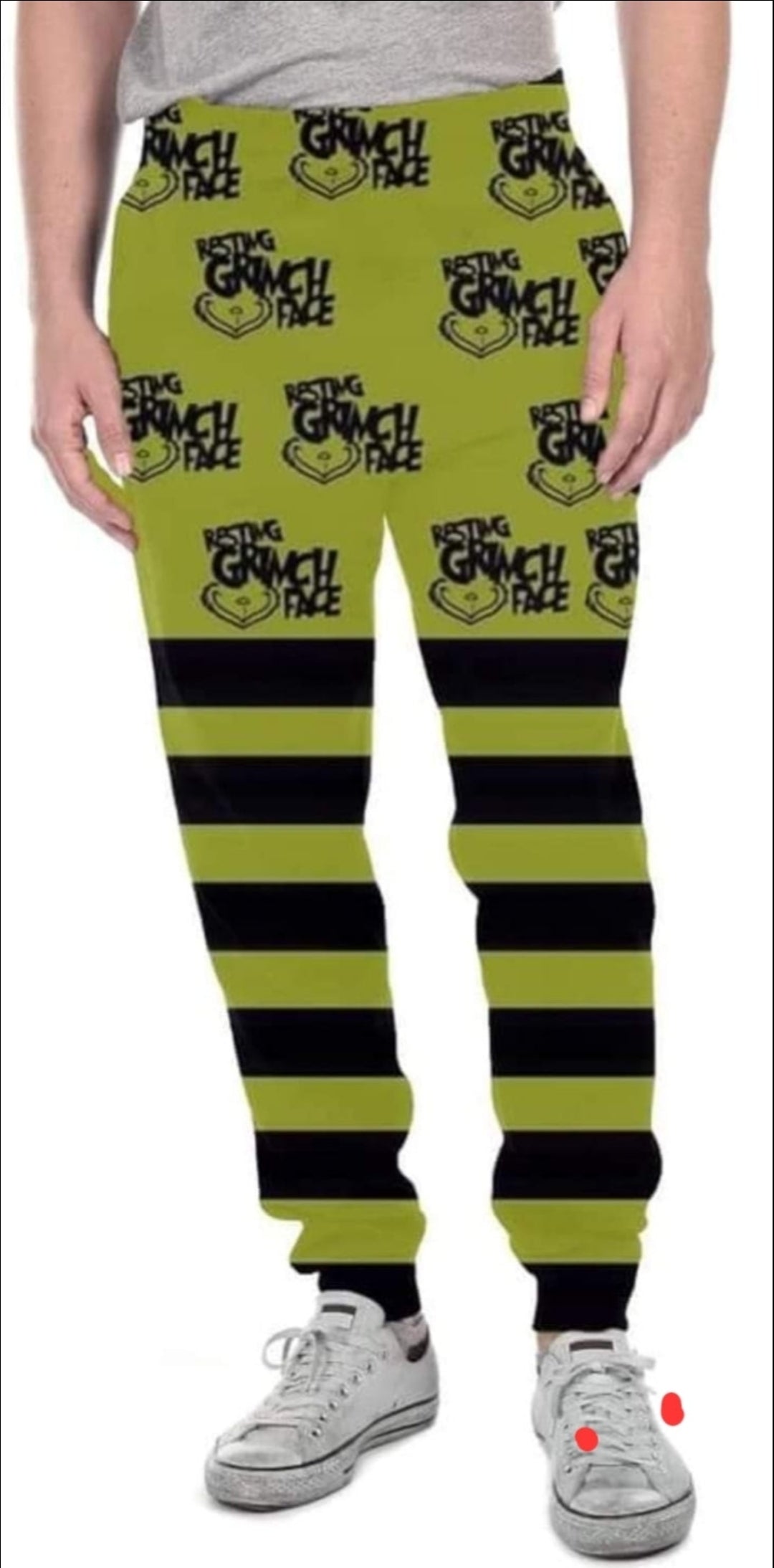 Grinch Butt II Leggings, Capris, Full and Capri length loungers and joggers