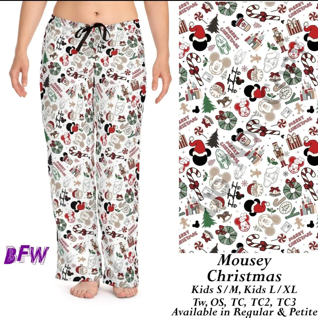 Mousey Christmas leggings and capris with pockets