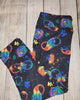 Autism of many colors Leggings, Capris, Lounge Pants, Joggers and Shorts