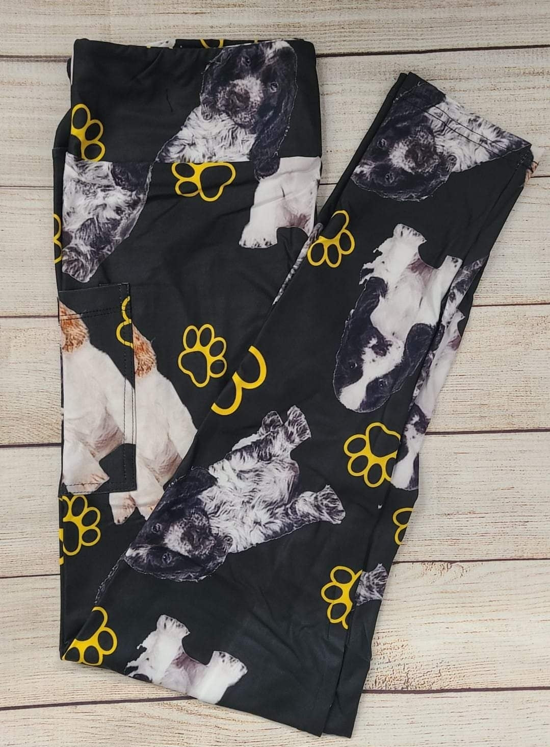 Cocker Spaniel Dogs Leggings, Capris, and Joggers