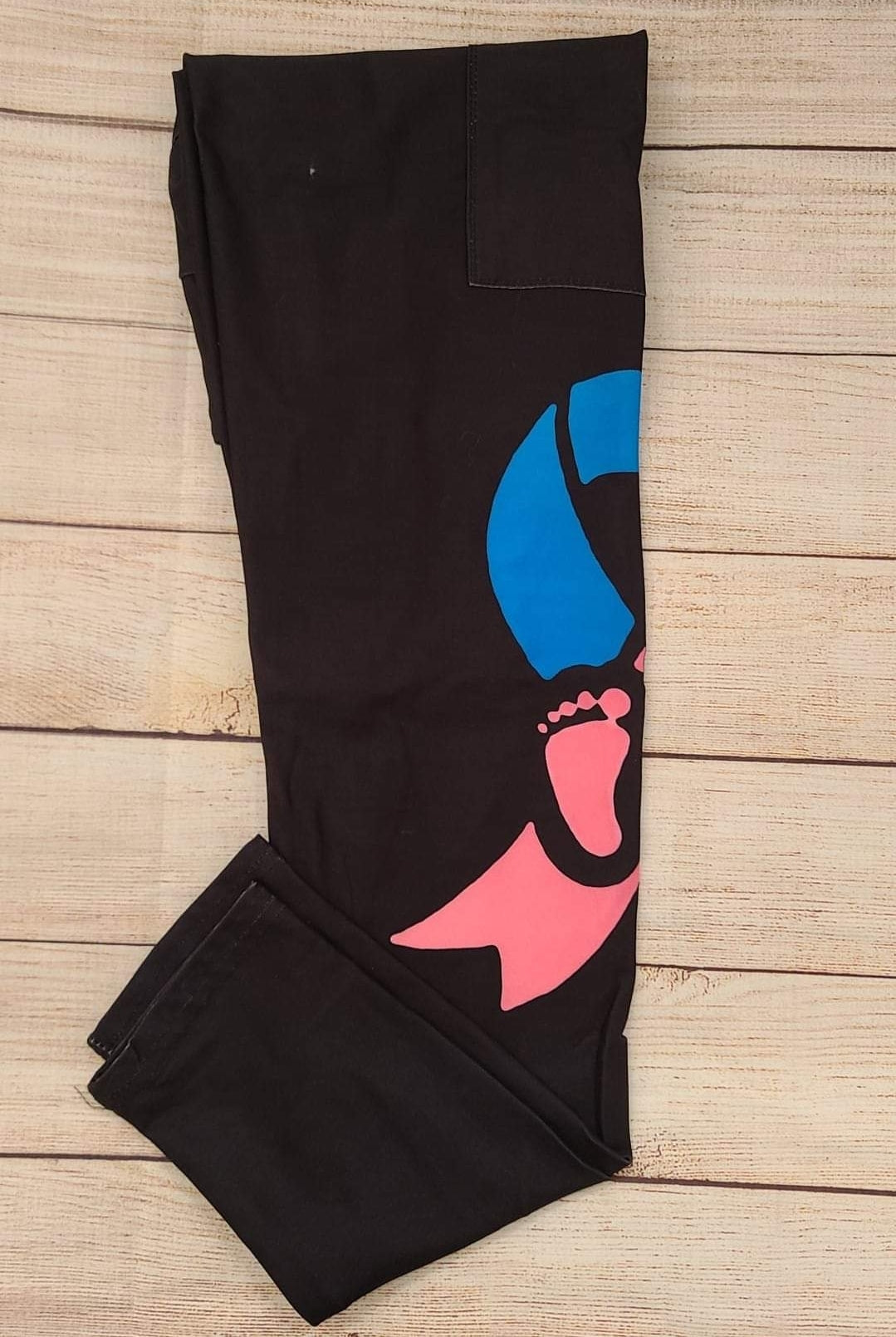 Infant loss awareness leggings with pockets