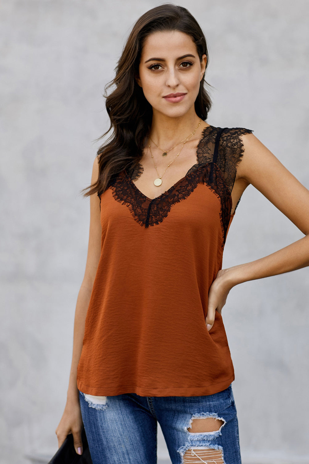 Lace V-Neck Camisole