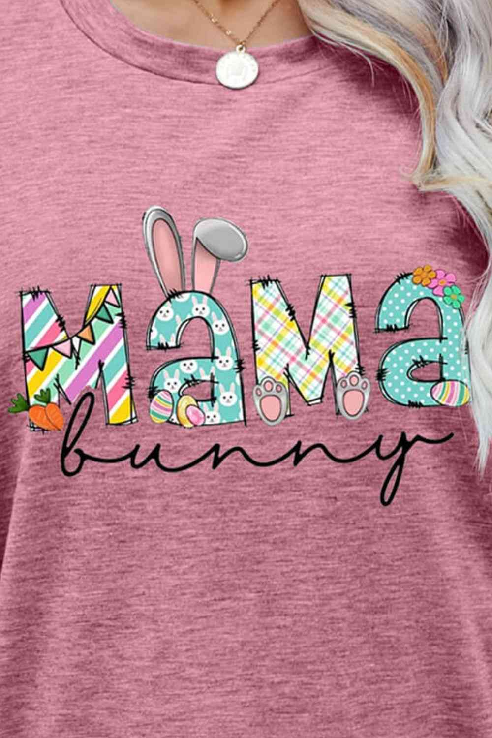 MAMA BUNNY Easter Graphic Tee