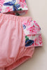 Baby Floral Short Sleeve Top and Shorts Set - Keene's