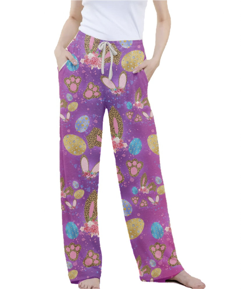 “Floral Ears” Easter Hoodies, Leggings, capris, Lounge Pants and Joggers