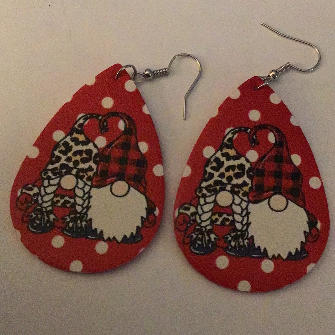 Heart Earrings - 2023 Collection - Gnome Animal Hat
