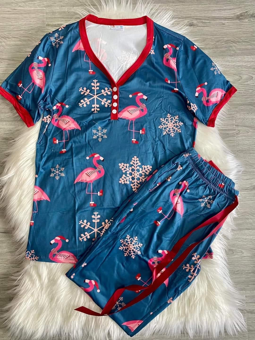 PJ Flamingo 2 piece set