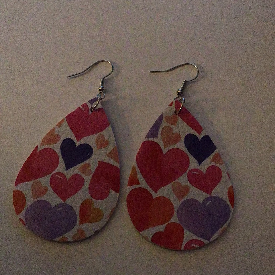 Heart Earrings - 2023 Collection - Colored Hearts