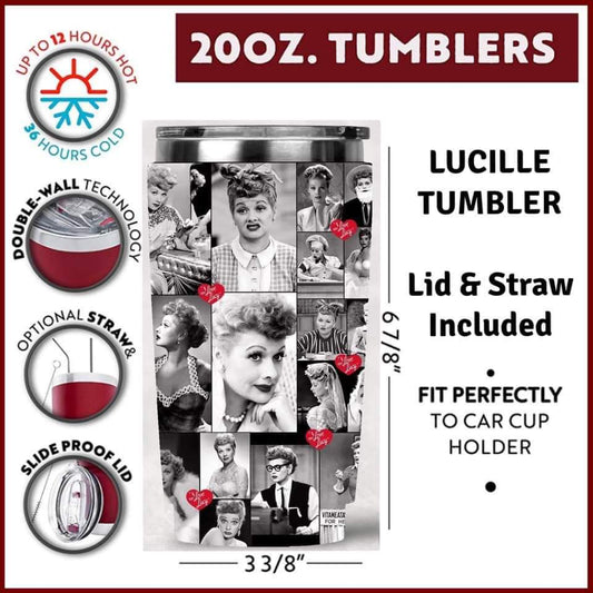 Lucy Love  20 oz CUSTOM tumbler