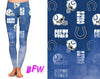Indianapolis Football Leggings with pockets