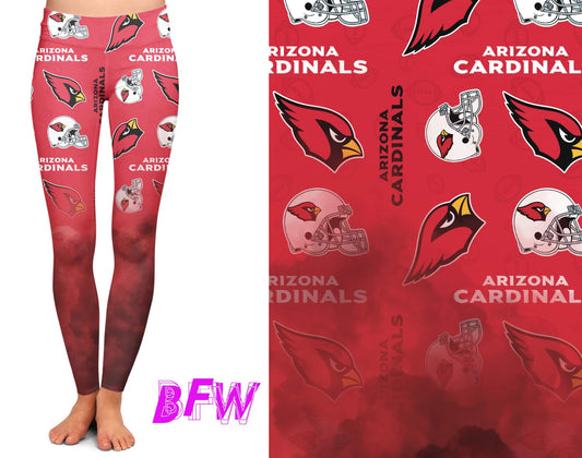 Arizona Football smoke print Leggings with pockets