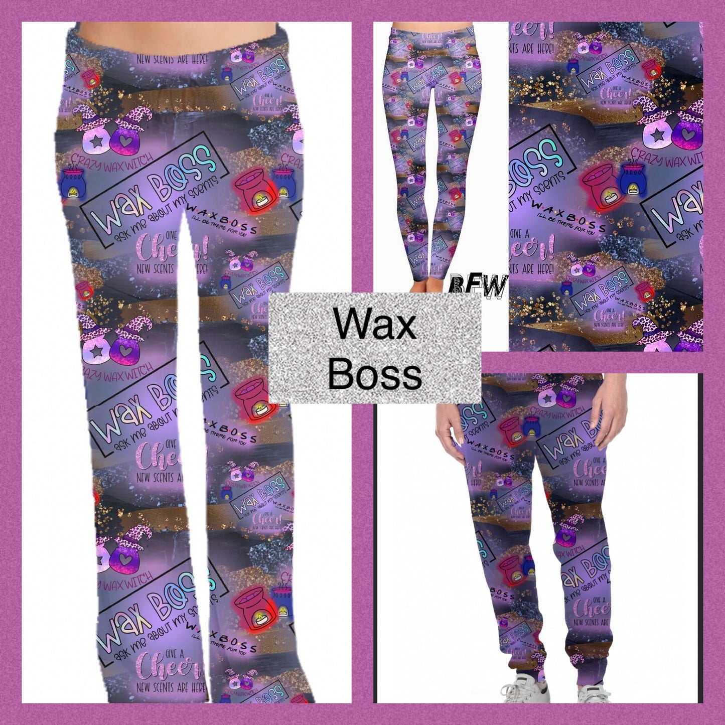 Wax Boss leggings, lounge pants and joggers with pockets